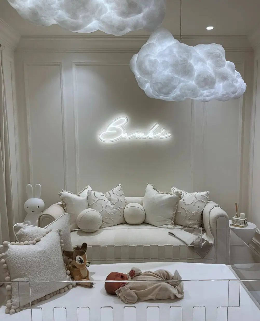 Hague and Fury's daughter, Bambi in her beautiful nursery.