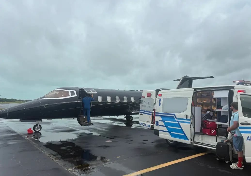 She required a $50,000 air evacuation following the incident (GoFundMe)
