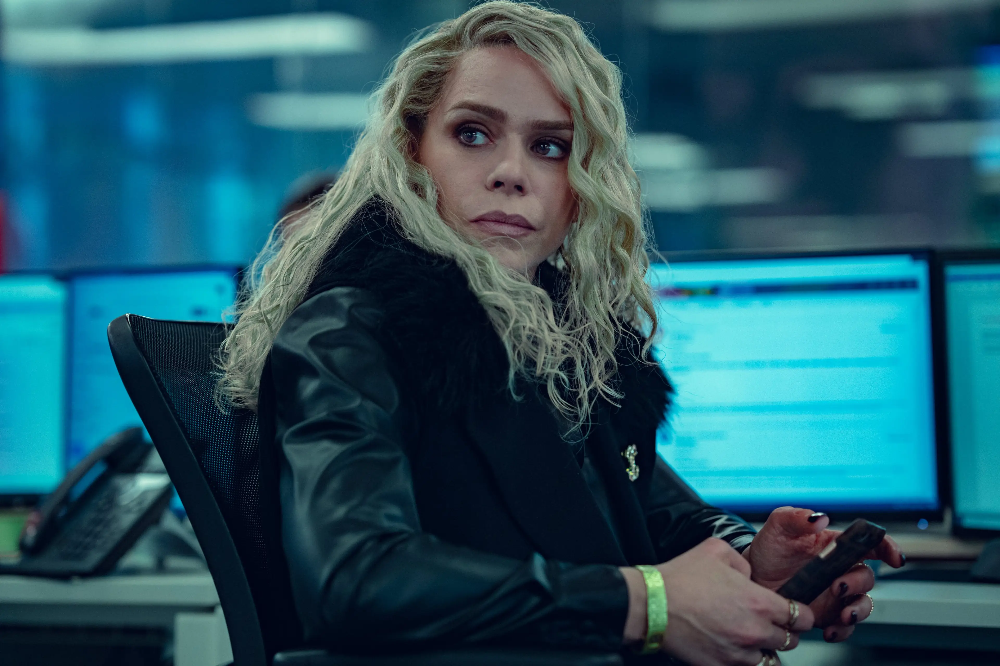 Billie Piper as Newsnight producer Sam McAllister, who wrote the original book.