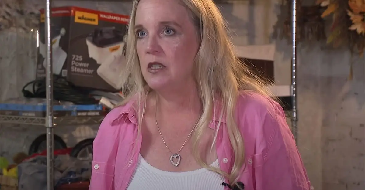 New homeowner Lynn Rae Wentworth was left horrified by the discovery (CBS Pittsburgh)