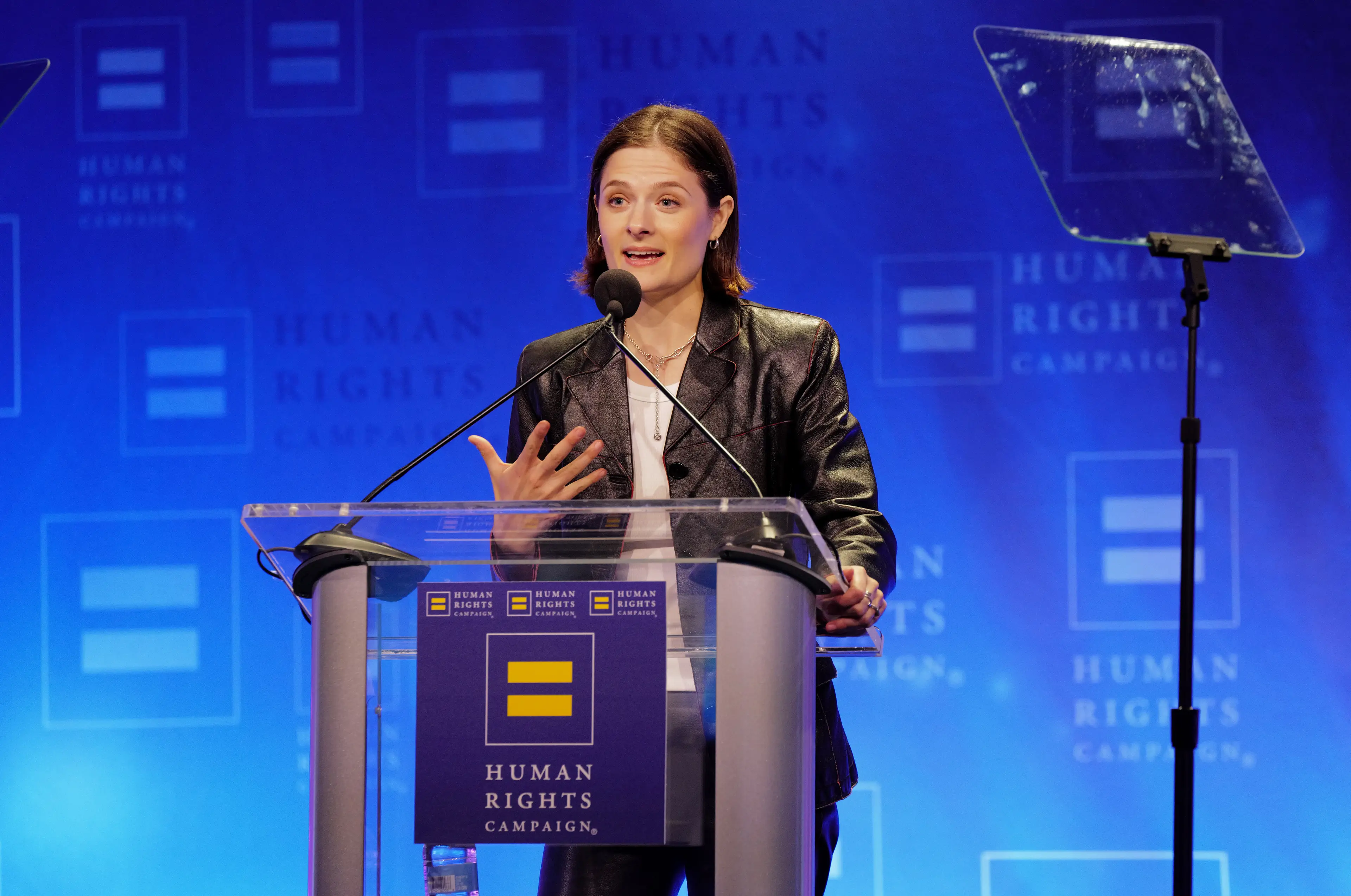 The star spoke at the prestigious awards (Craig Barritt/Getty Images for Human Rights Campaign)