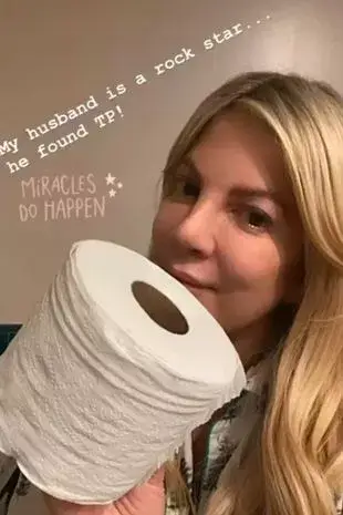 Tori confessed she has not gone to the bathroom alone in nearly two decades.