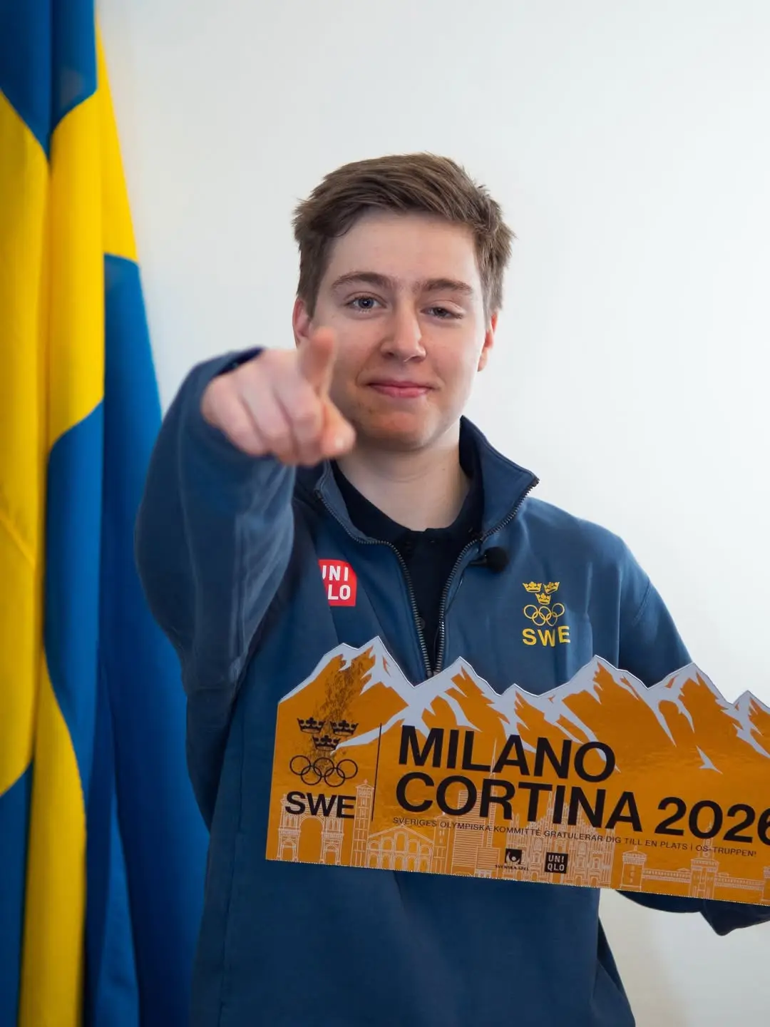 Elis Lundholm is set to be the first ever trans competitor in the Winter Olympics (Instagram/skiteamswedenmoguls)