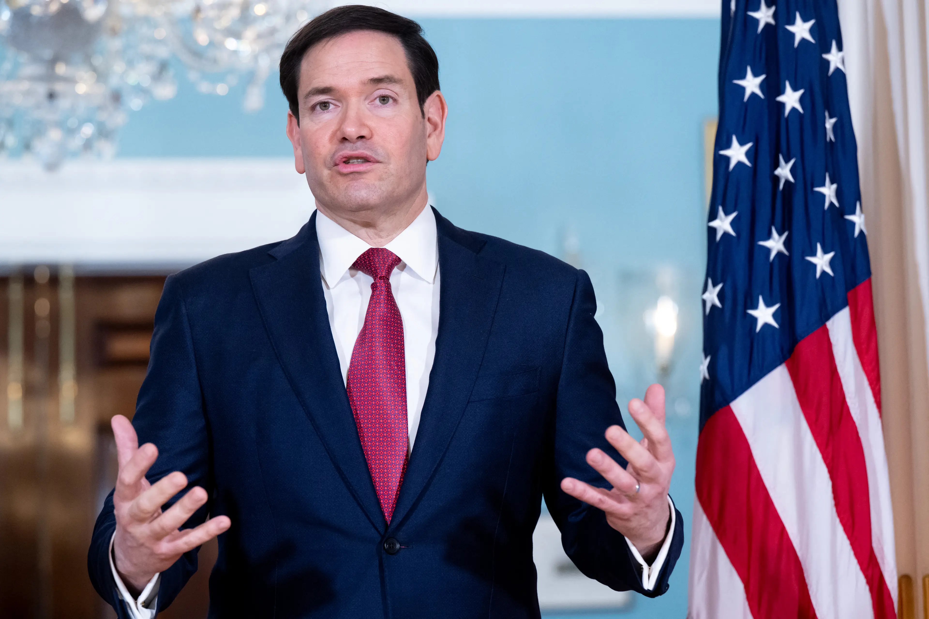 Rubio announced the new legislation (SAUL LOEB / AFP via Getty Images)