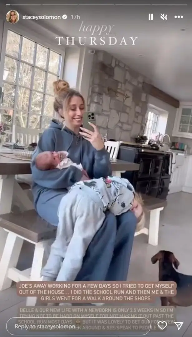 Stacey said she was 'trying to not be hard on herself'.