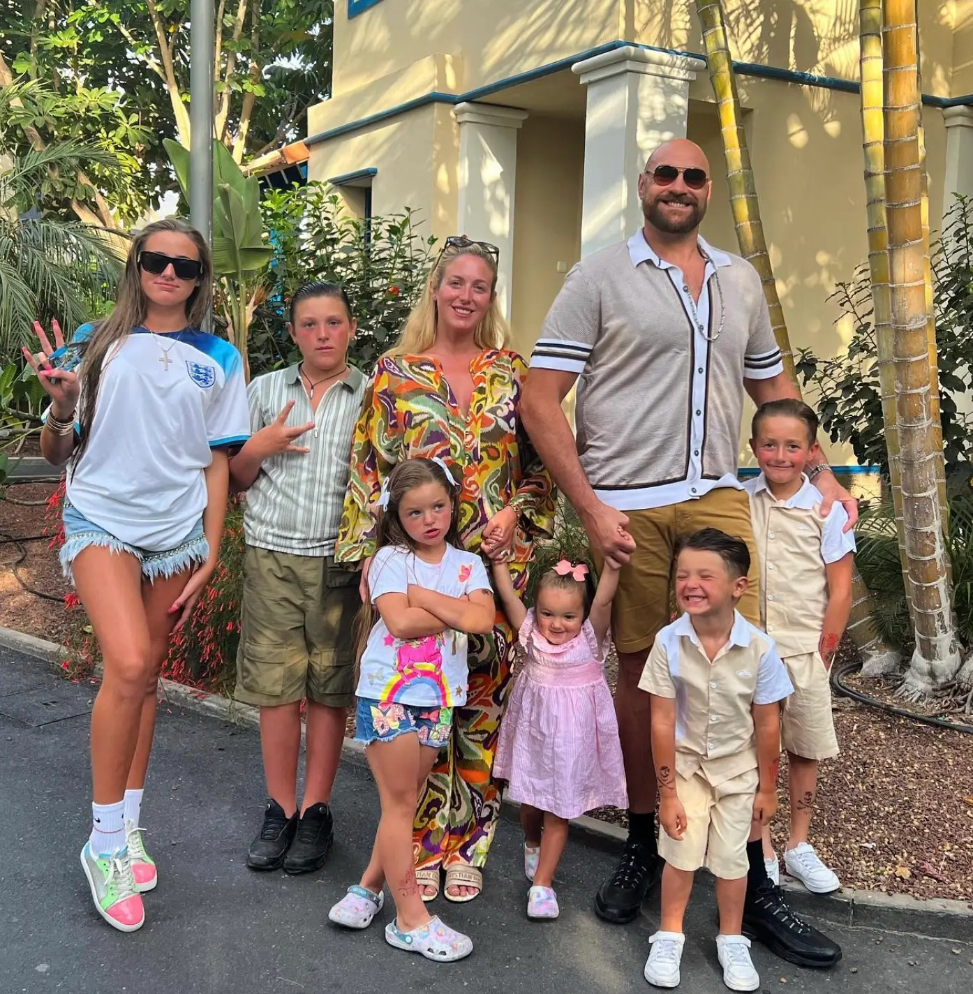 Prince Rico joins his six siblings.