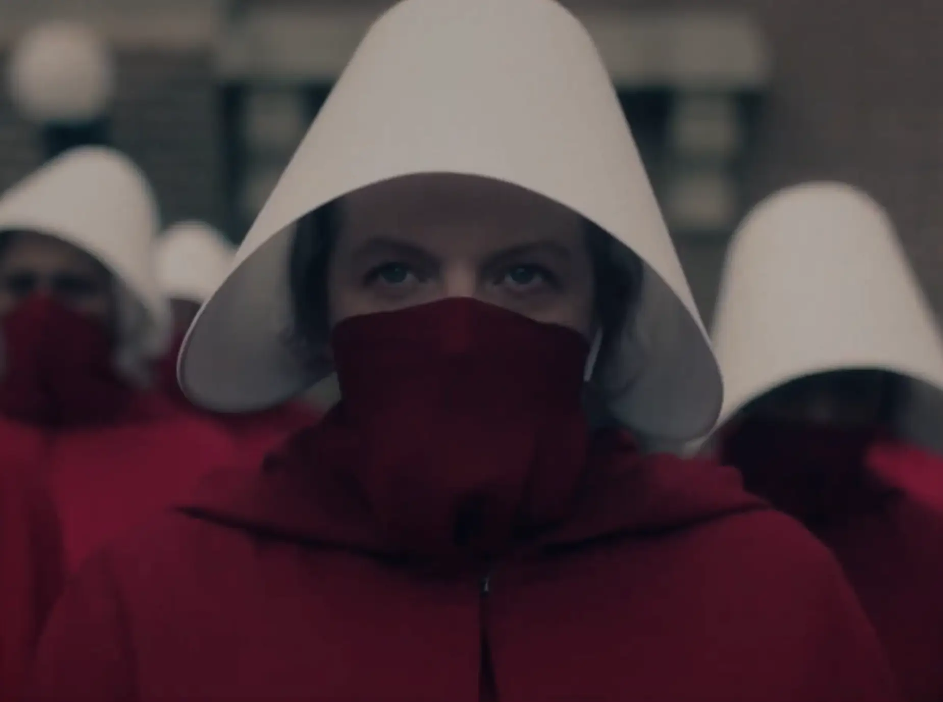 The trailer for the sixth and final season of The Handmaid's Tale came out this week on Wednesday (19 March) (Hulu)