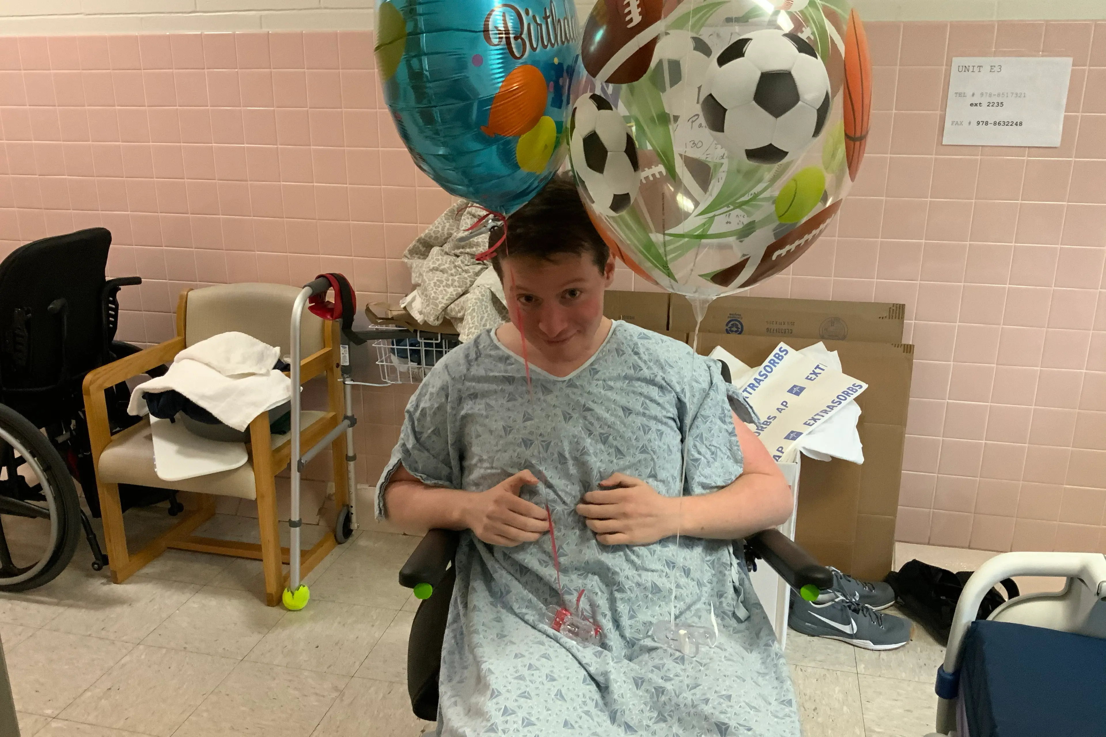 He is now on a world-first road to recovery (SWNS)