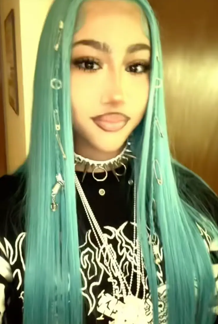 North West attended Weekend One of Coachella 2026 over the weekend (TikTok/@kimandnorth)