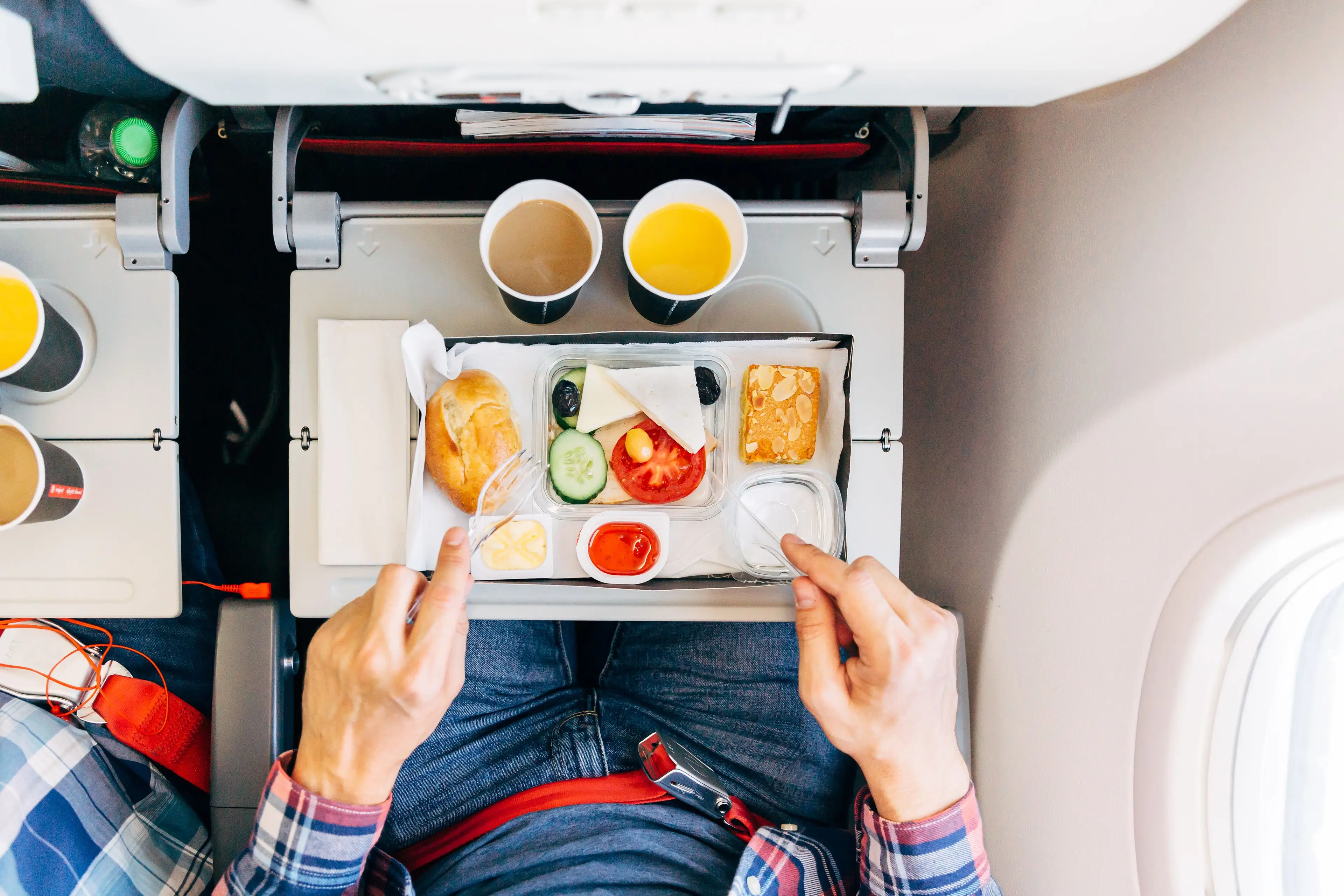 Plane food hasn't got the best reputation (Getty Stock Images)