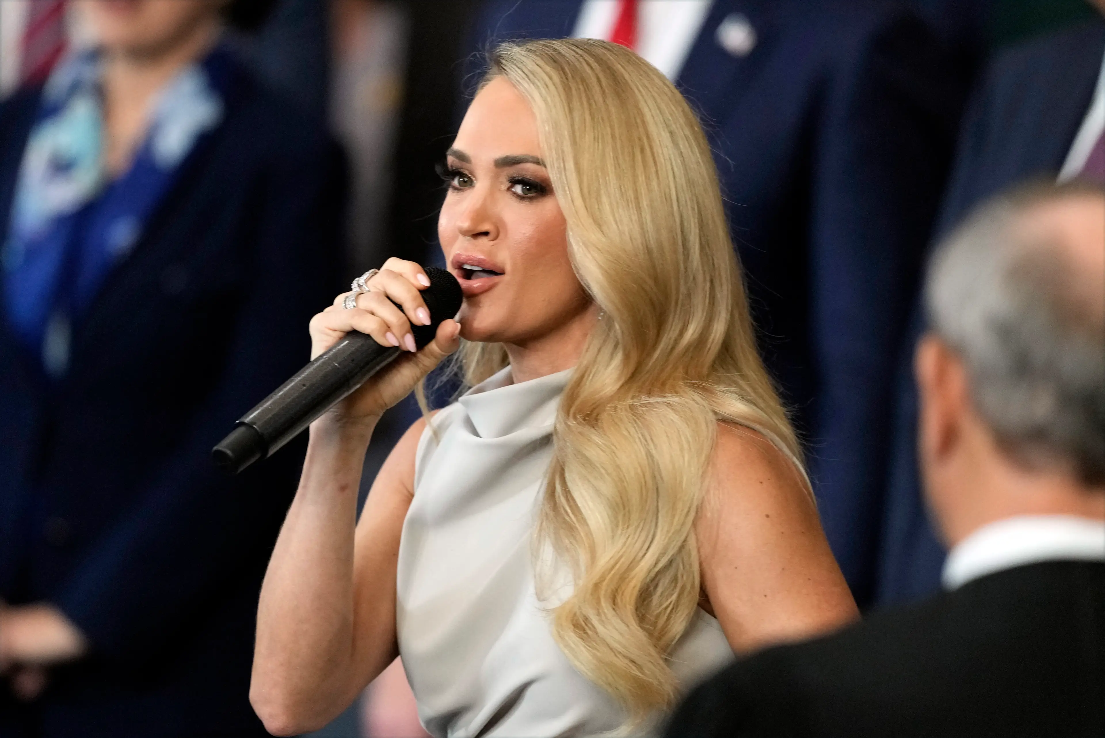 The singer previously faced backlash for her decision to take part (JULIA DEMAREE NIKHINSON/POOL/AFP via Getty Images)