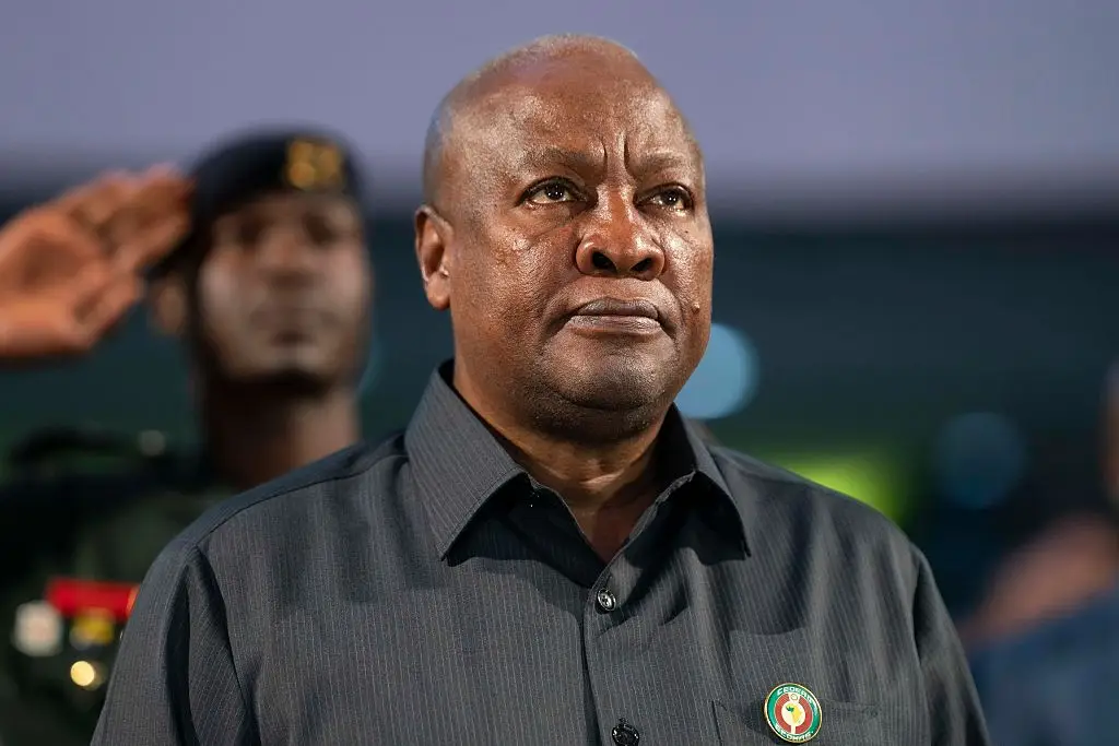 Ghana’s President John Dramani Mahama stated that the resolution 'serves as a safeguard against forgetting' (Ernest Ankomah / Contributor / Getty Images)