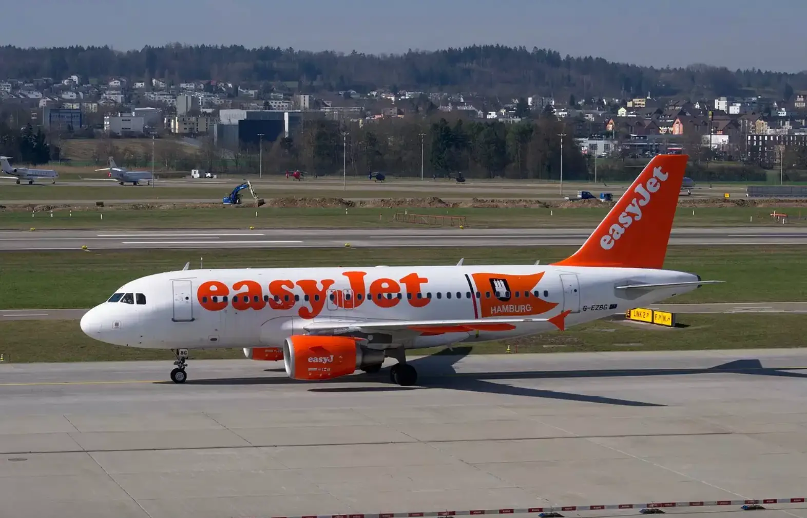 easyJet say the passengers displayed 'disruptive behaviour'.