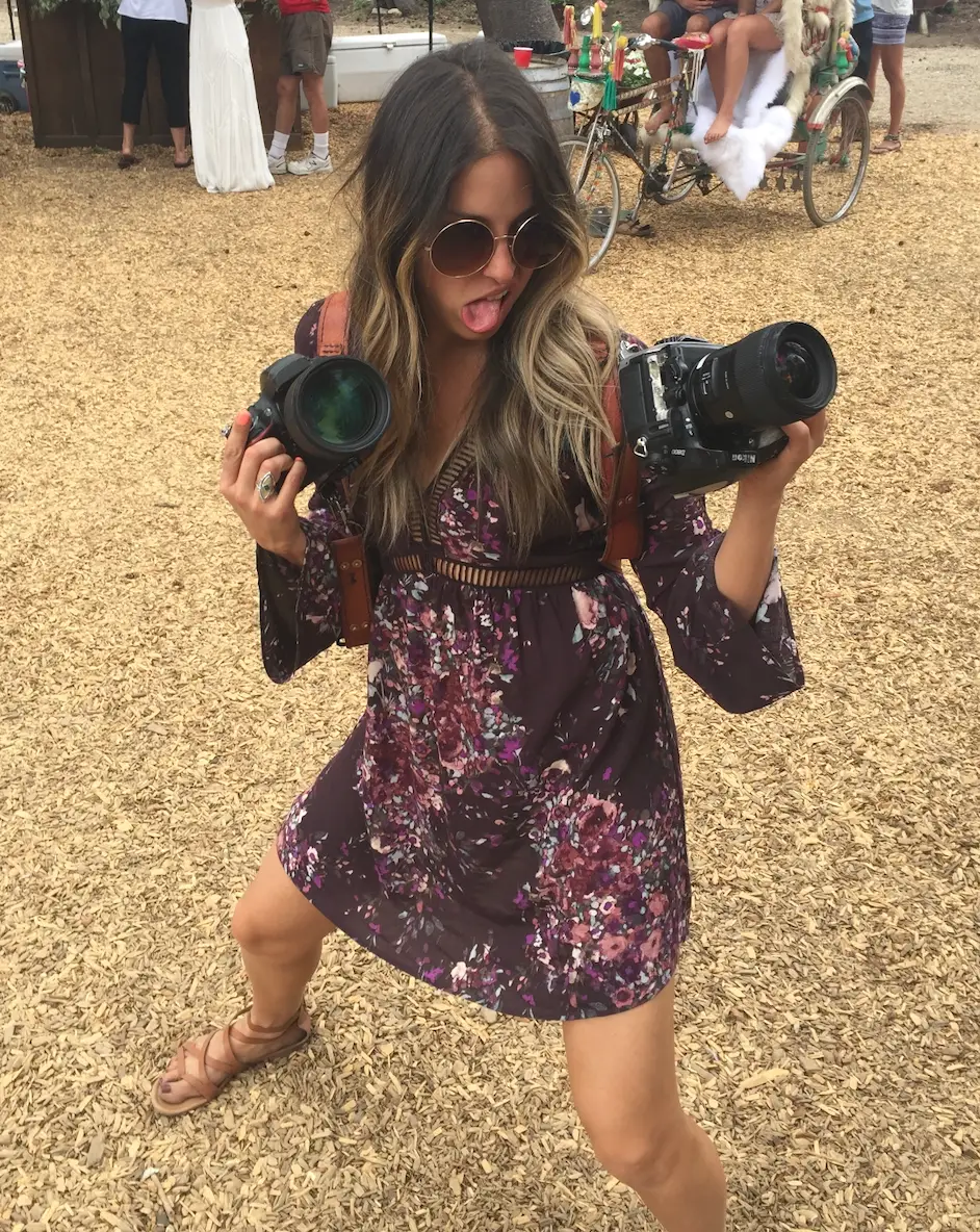 Laura during a relapse at her friend's wedding (Laura van Antwerp)