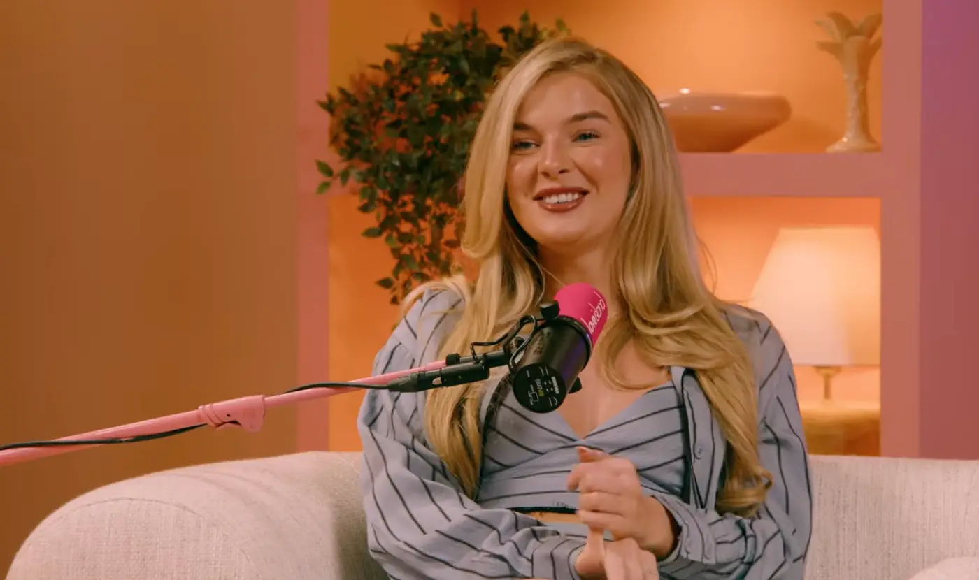 The reality TV star was asked if any of her castmates were 'clout chasers' (ITV/YouTube)