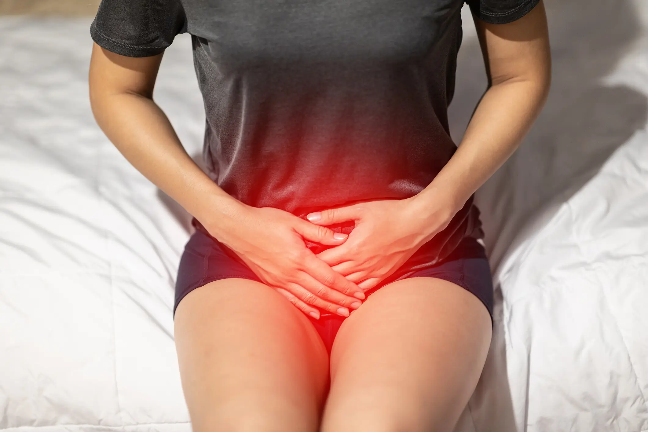 A potential symptom of PCOS is heavy or irregular periods - or no periods at all (Getty Stock Image)