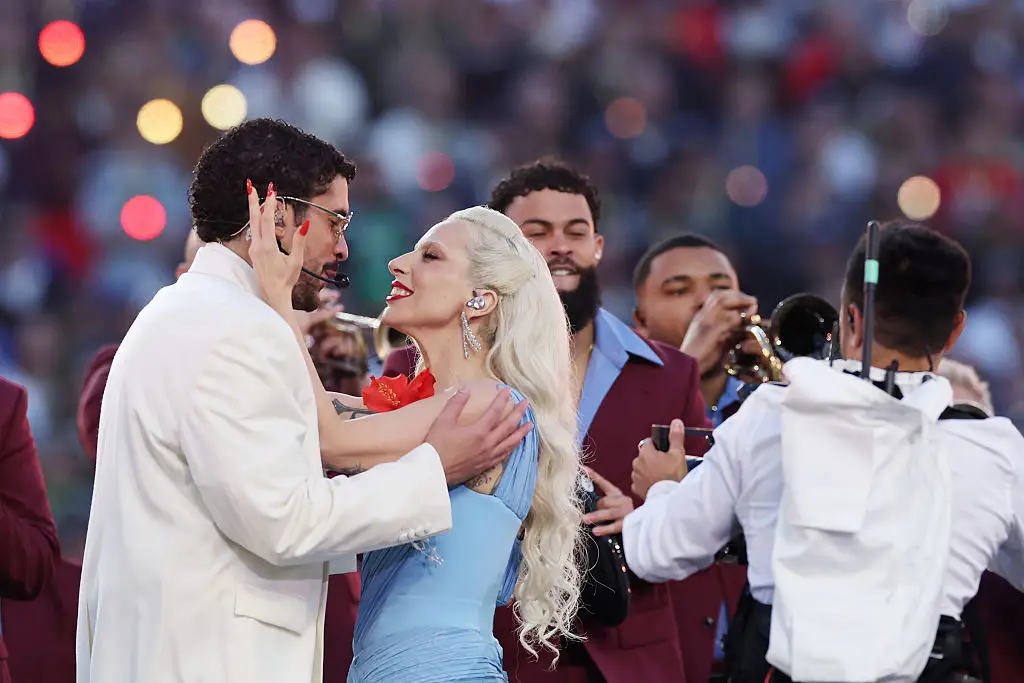 Lady Gaga performed 'Die with a Smile' during the halftime show (Kevin C. Cox / Staff / Getty Images)