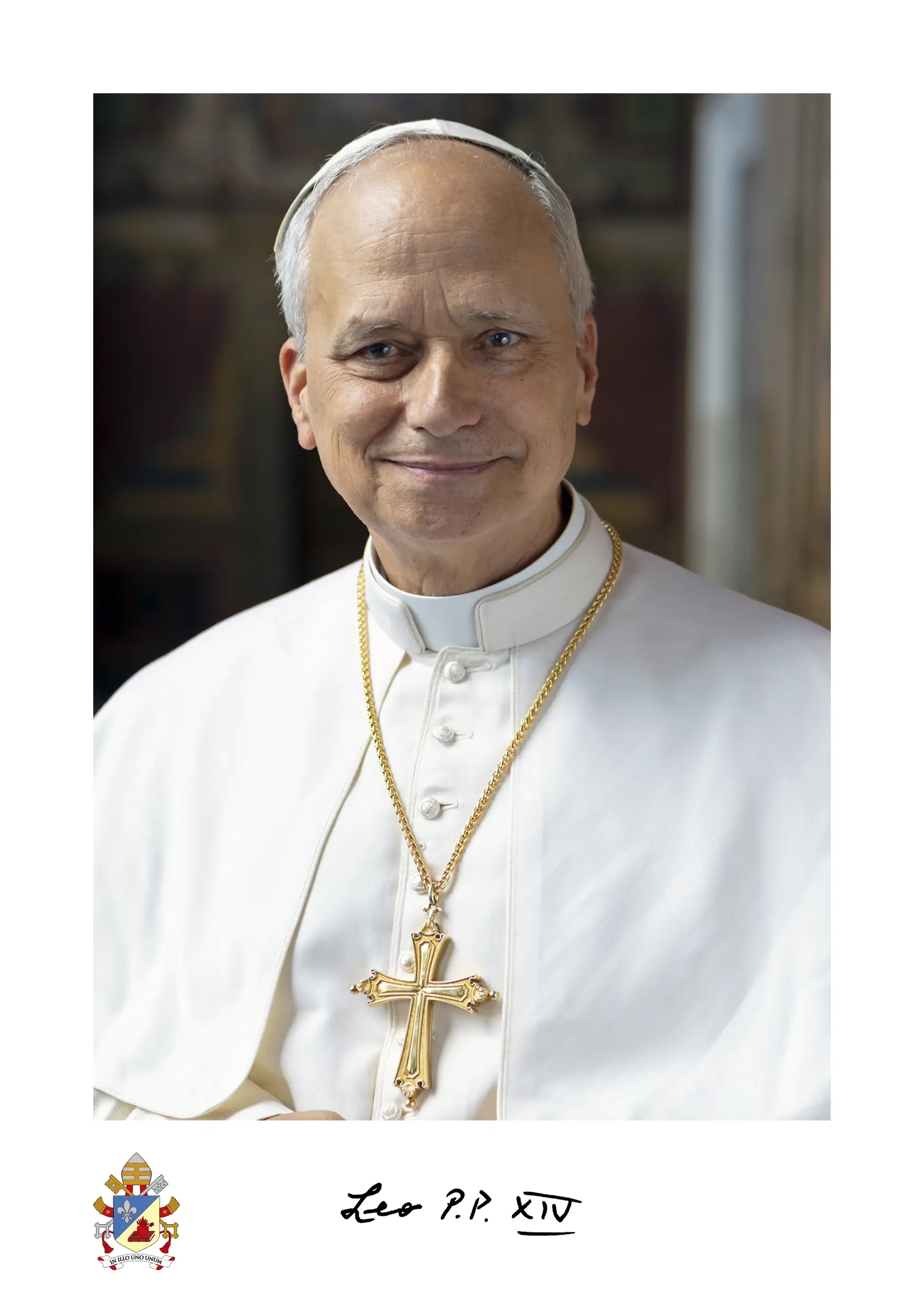 Pope Leo XIV's official papal portrait (Vatican)