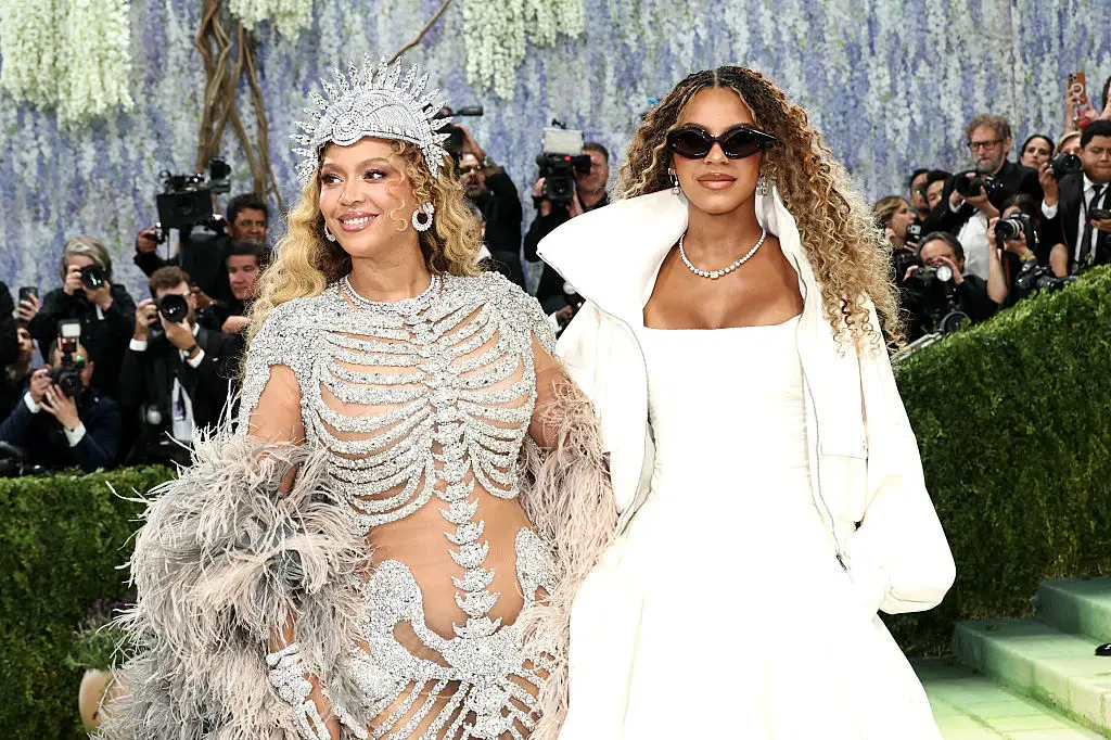Blue Ivy joined her famous mum and dad at the Met Gala this week (Jamie McCarthy/Getty Images)