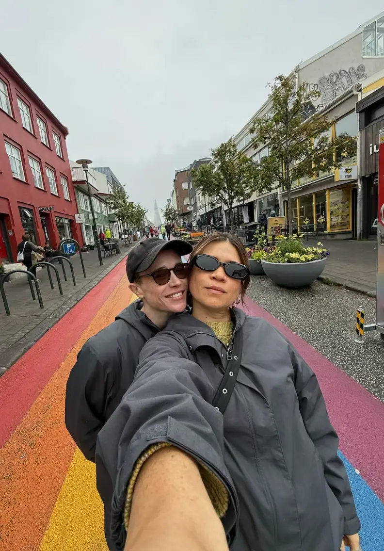 Elliot Page made his red carpet debut with his new girlfriend on Tuesday (23 September) (Instagram/@elliotpage)