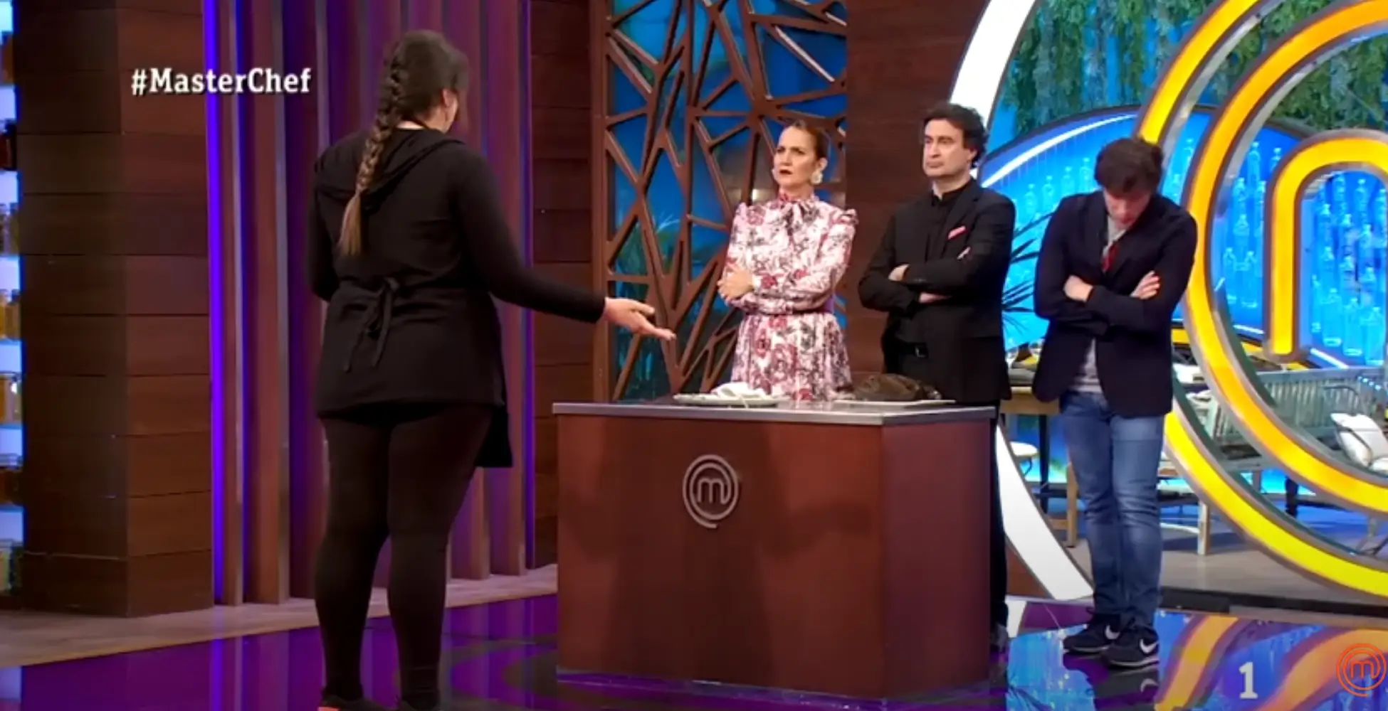 The meal will go down in history as one of MasterChef's most controversial moments (YouTube/MasterChef España)