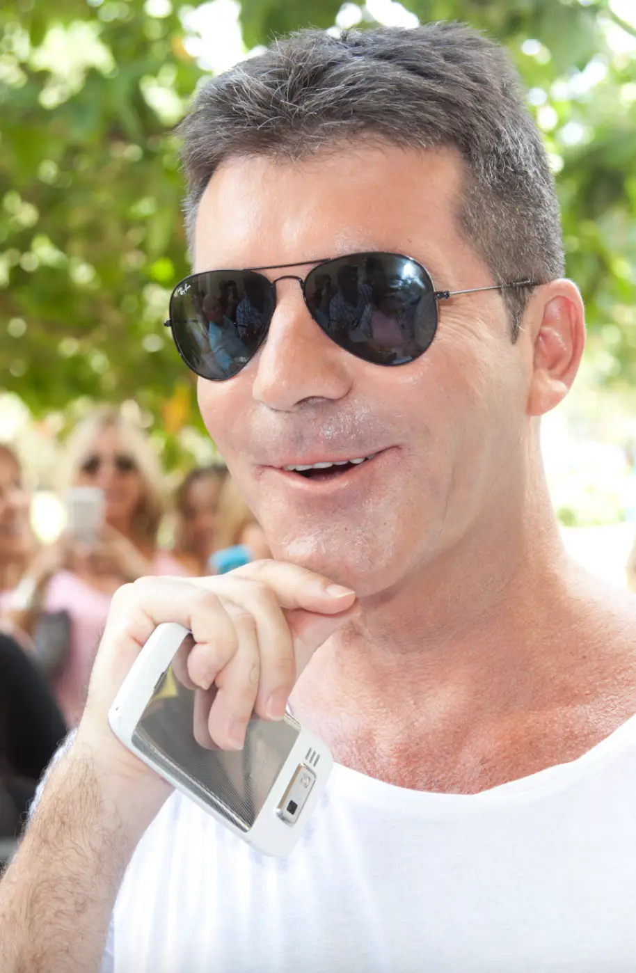 Simon Cowell stopped using his mobile phone eight years ago (John Parra/WireImage)