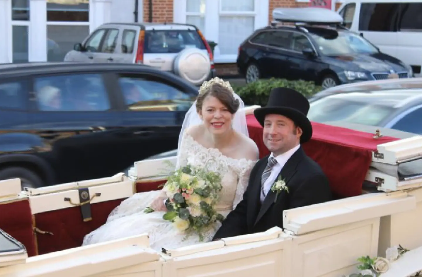 Ahead of the surgery, Sarah and Martin's intimacy involves 'lots of hugs and just being close' (Supplied)