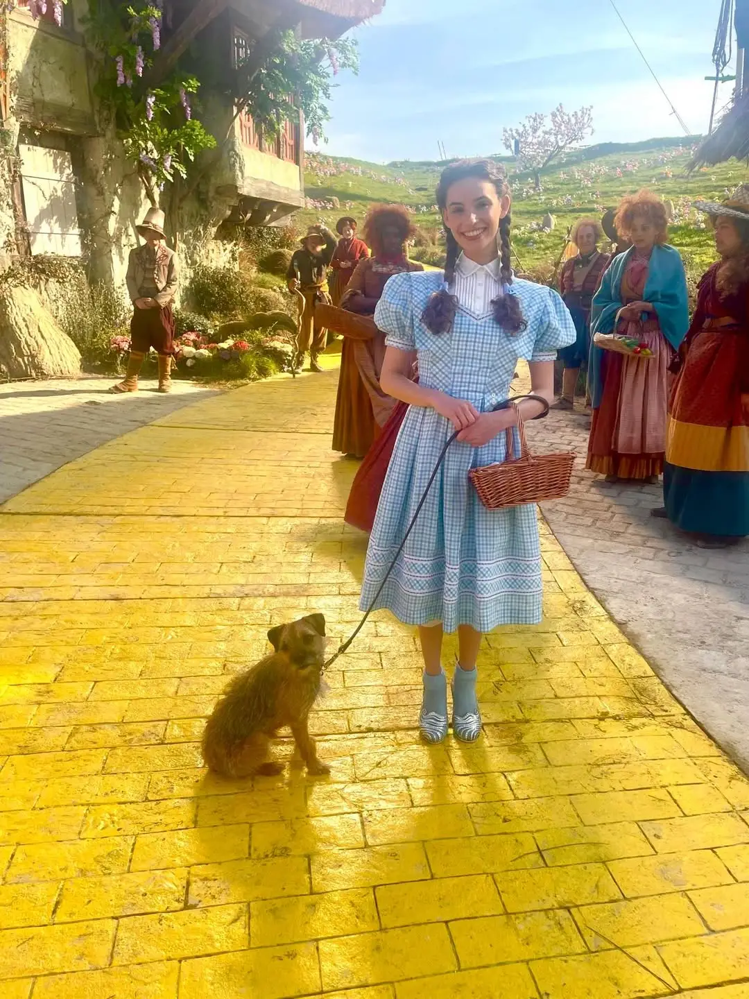 Fans have been left confused over why Toto was on a leash in Wicked: For Good (Instagram/bethanyweavesx)