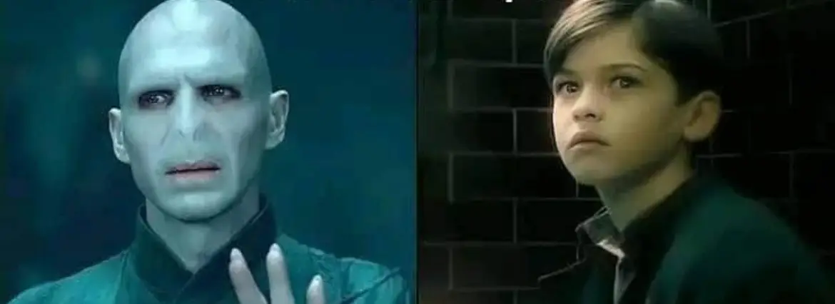 Ralph Fiennes and Hero Fiennes Tiffin (Warner Bros.)