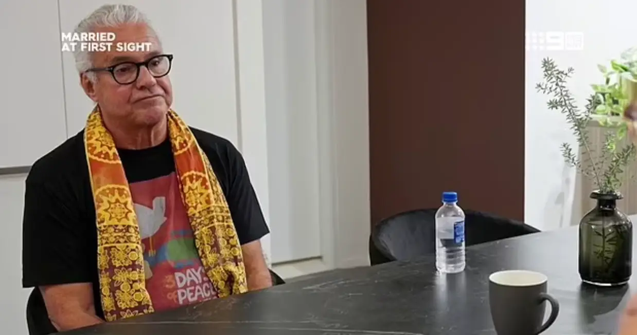 MAFS Australia's Richard Sauerman clearly has an affinity for scarves.