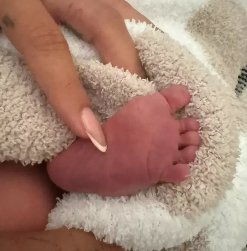 The couple announced the birth of their son last year (Instagram/@justinbieber)