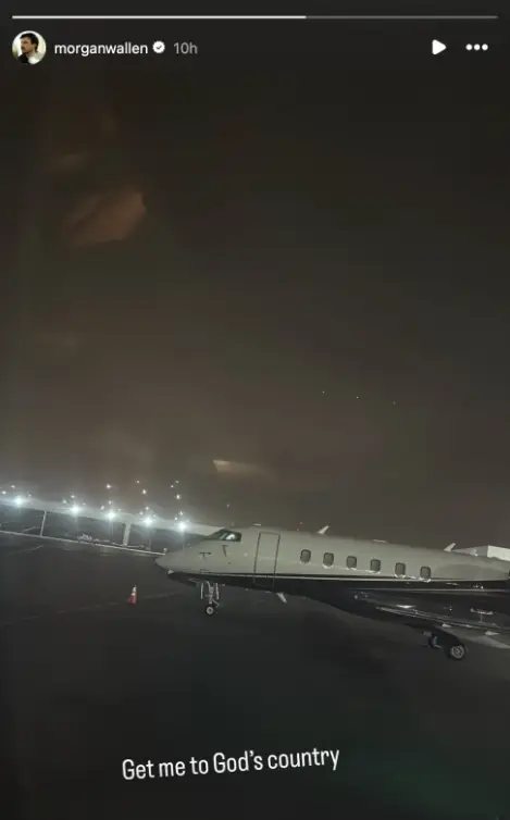 Morgan Wallen shared this Instagram story after his SNL appearance (Instagram/@morganwallen)