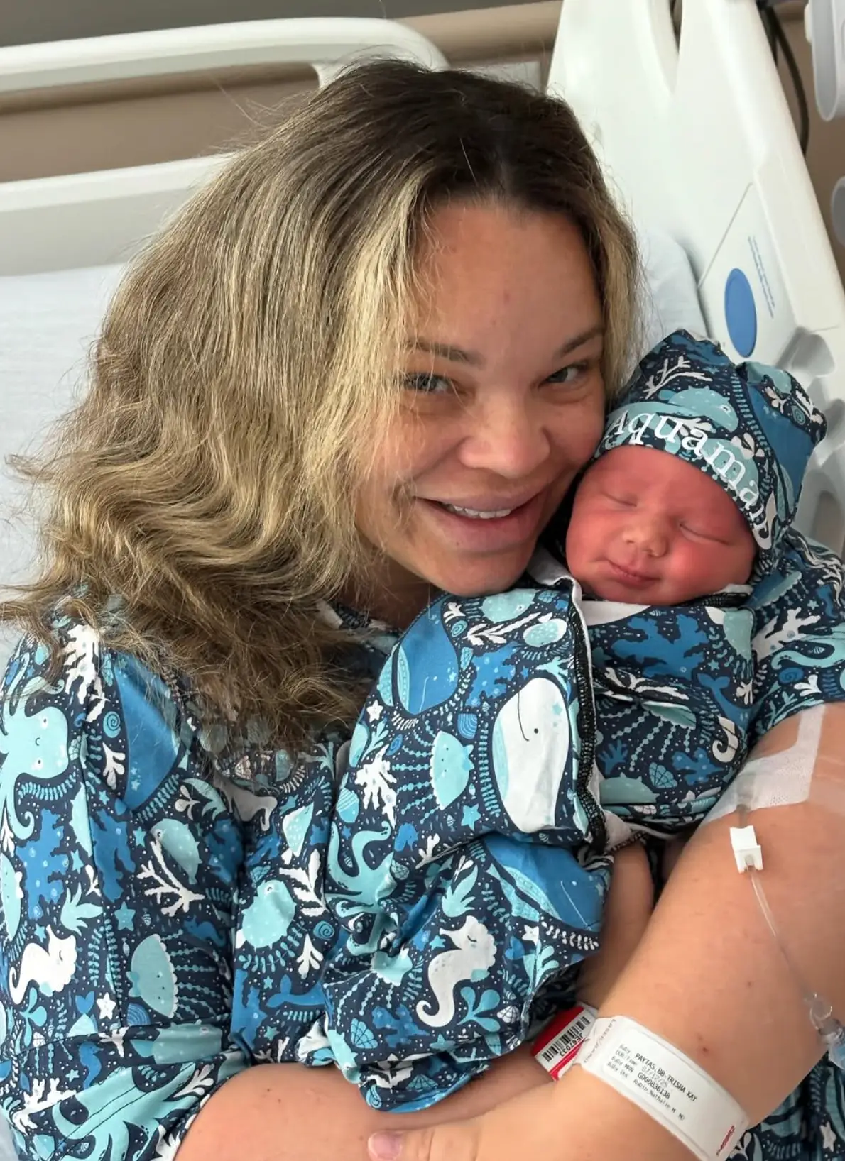 Trisha Paytas fans have come up with a new theory after she announced the arrival of baby Aquaman this week (Instagram/@trishapaytas)