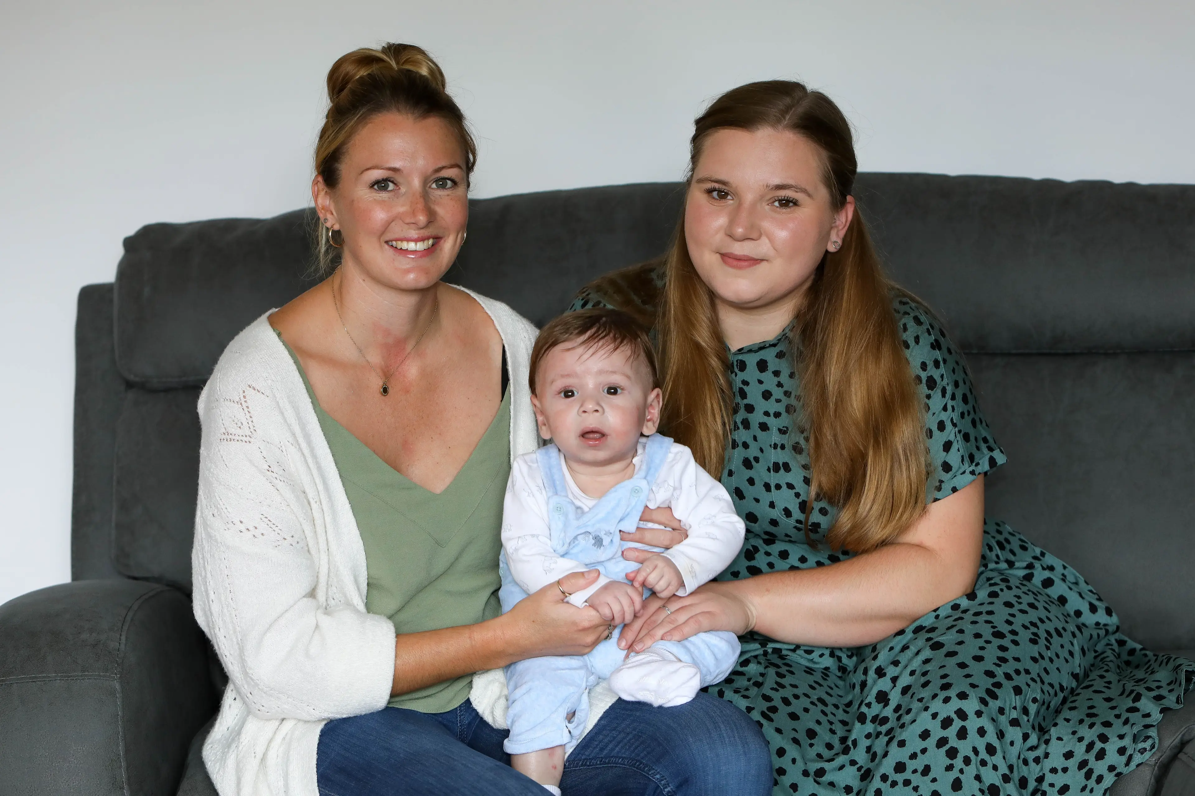 A mum has been left feeling overwhelmed after her best friend stepped in to donate part of her liver to save her six-month-old baby.