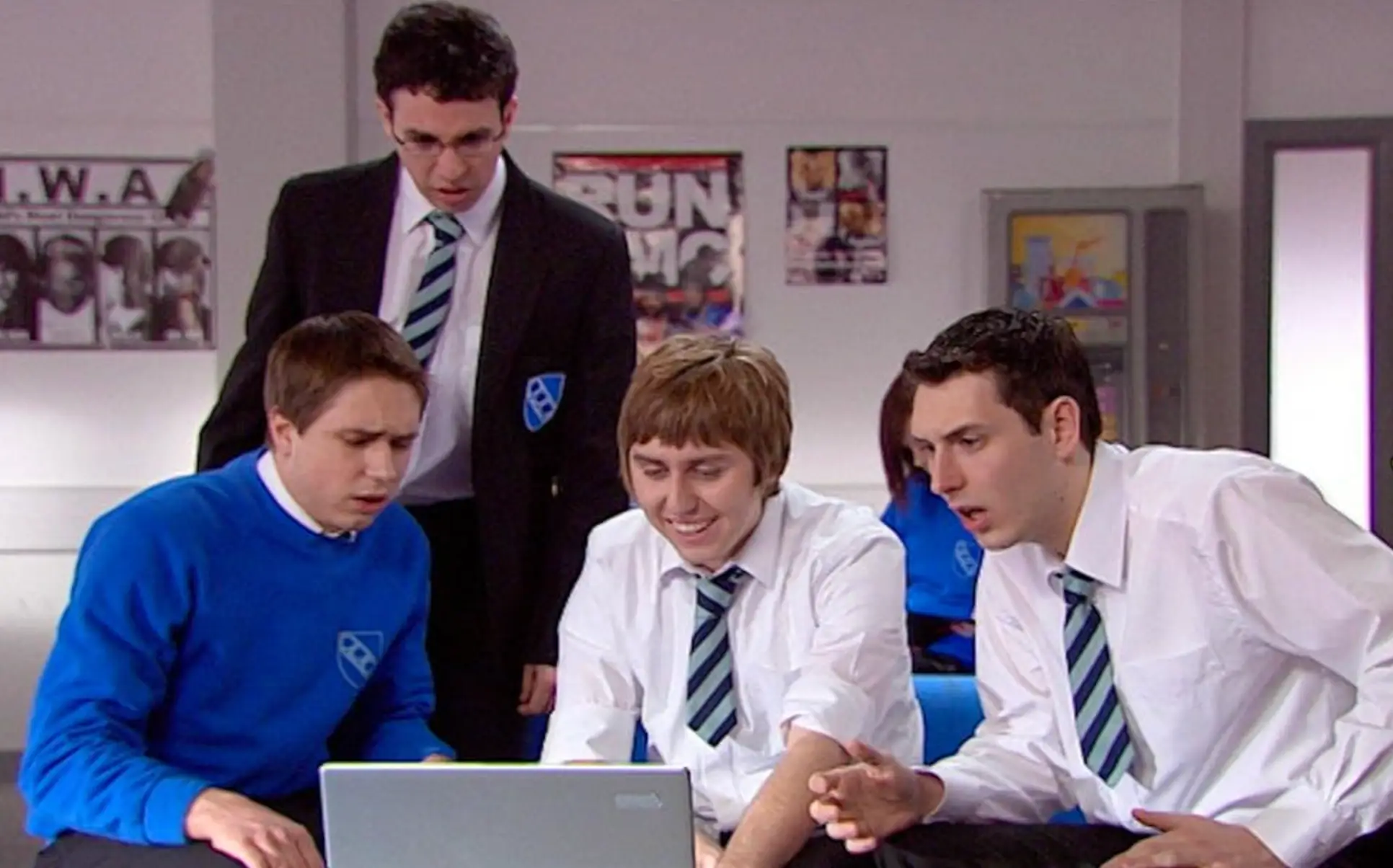 The Inbetweeners featured several jokes hinged on female anatomy (Channel 4)