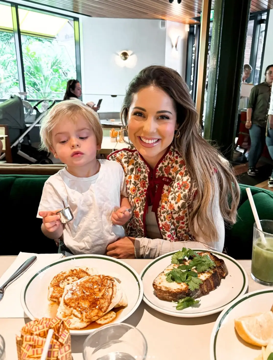 Louise suffered major physical and mental trauma following the 2021 birth of her son Leo (Instagram/@louise.thompson)