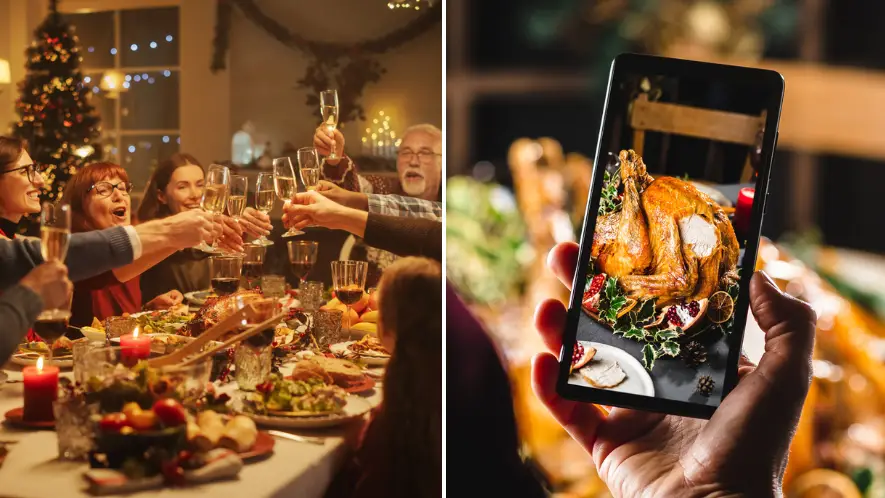 Grim reason you shouldn't take a photo of your Christmas dinner