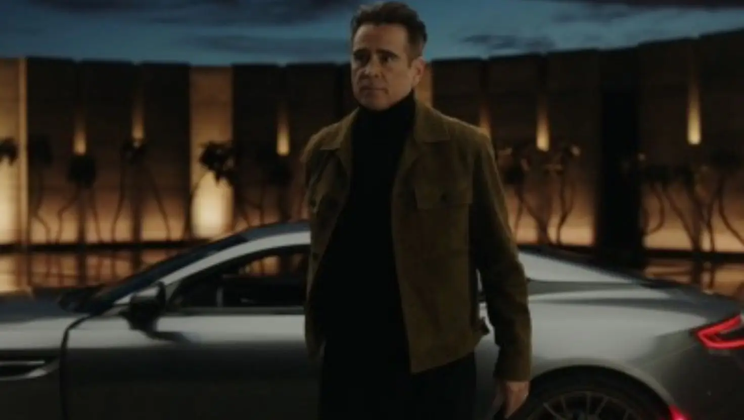 Colin Farrell stars in the music video (Patient Zero music video)