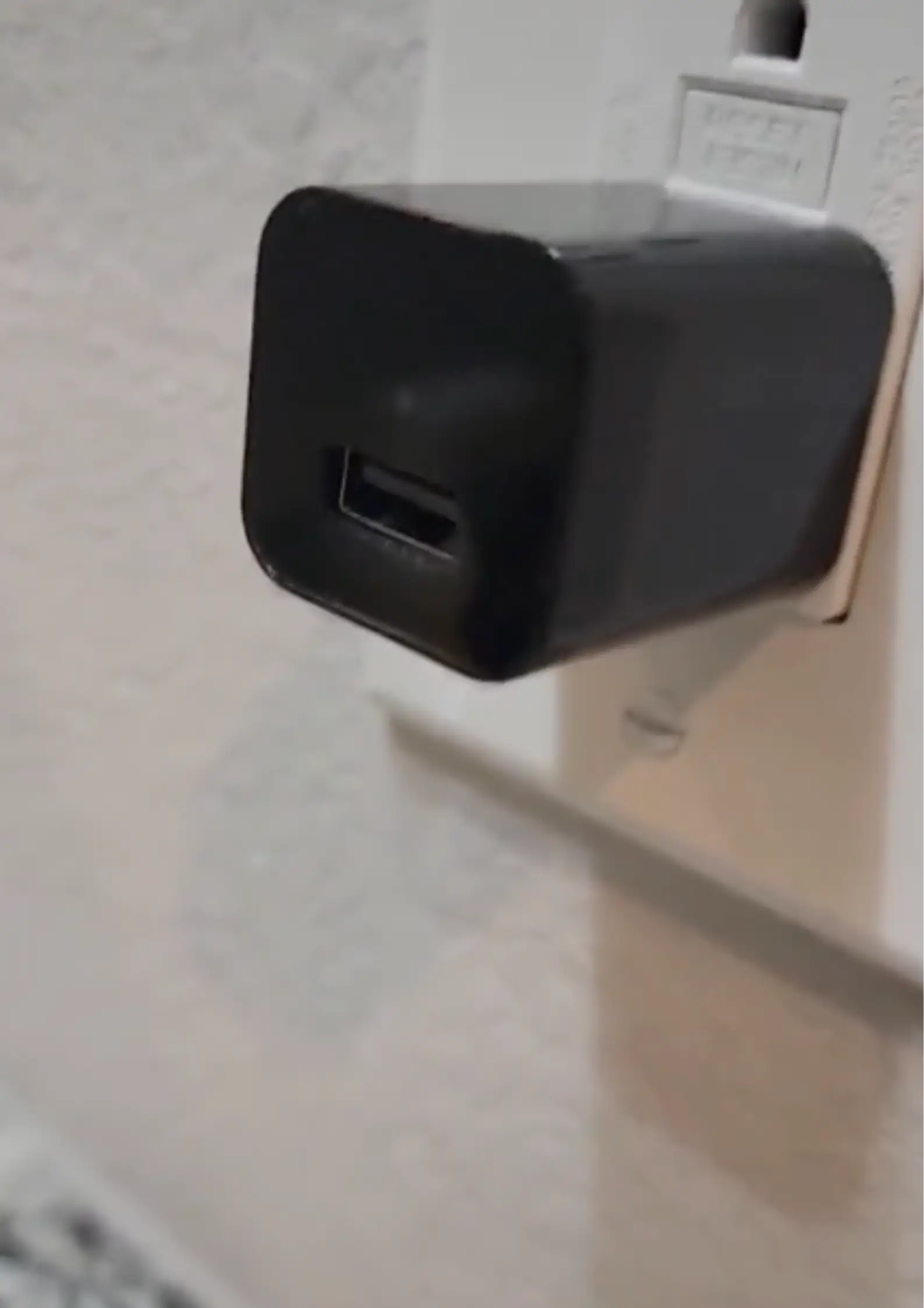 The TikToker claims he found this hidden camera in the bathroom of his holiday rental.