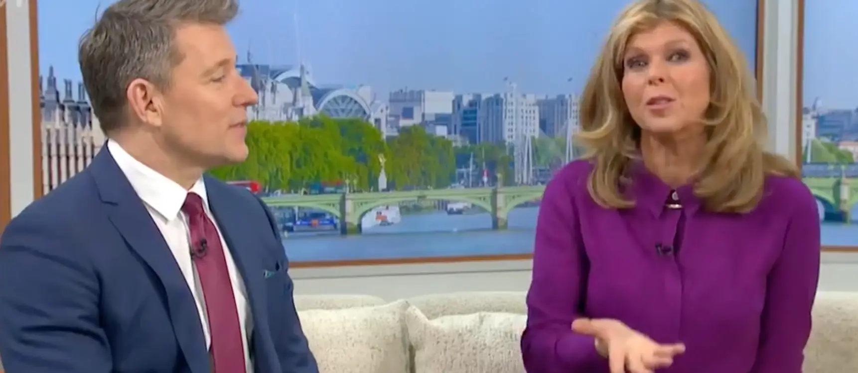 Kate Garraway revealed she got 'flack' for laughing following her return to GMB.