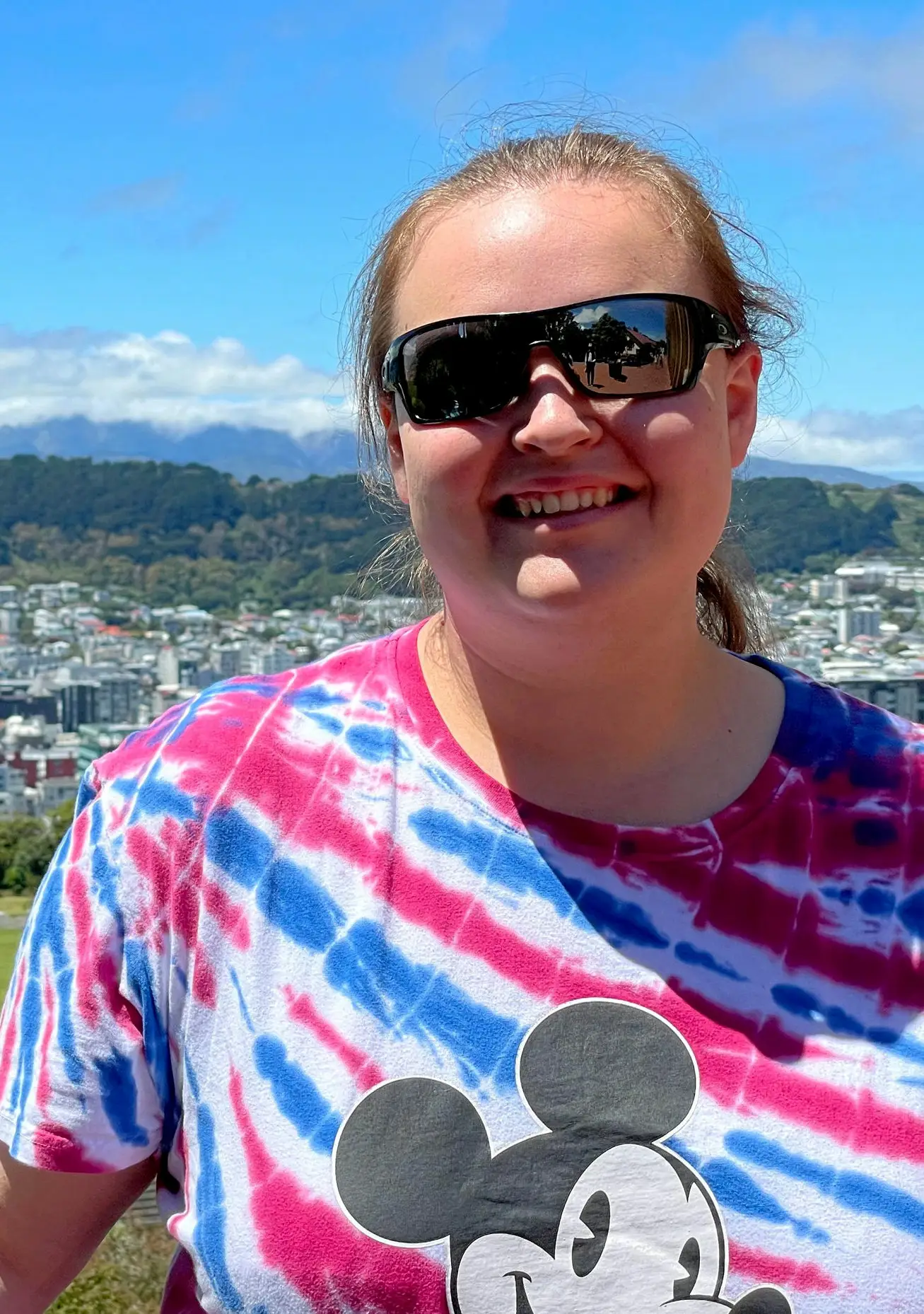 How Coleman looked before she started to embrace her beard.