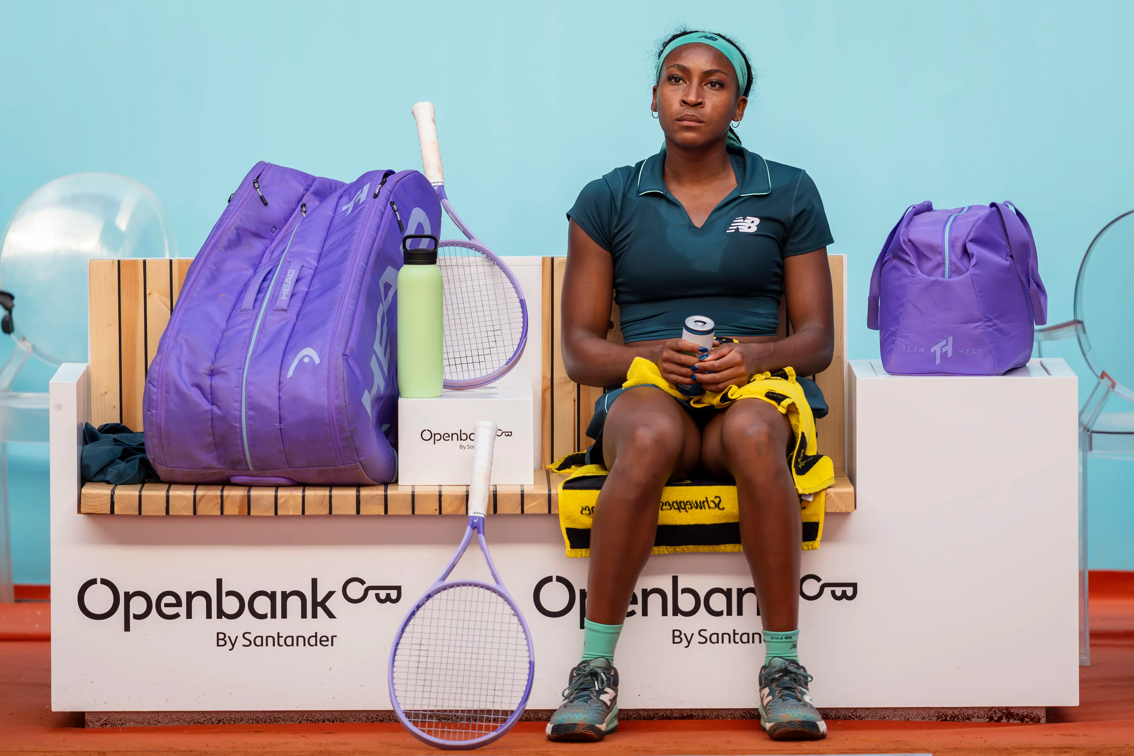 Stars like Coco Gauff will be able to have a ten or 15 minute reprieve from play (Alberto Gardin/Eurasia Sport Images/Getty Images)