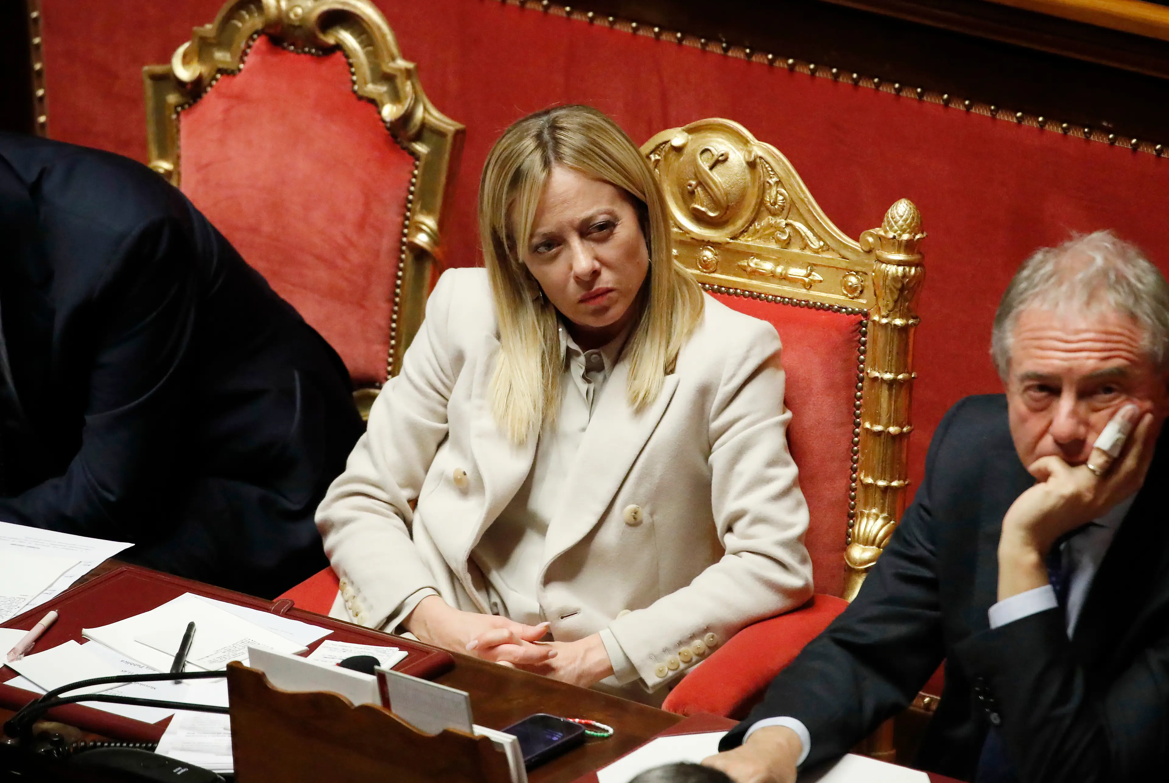 Some onlookers praised Meloni's honesty (Massimo Di Vita/Archivio Massimo Di Vita/Mondadori Portfolio via Getty Images)