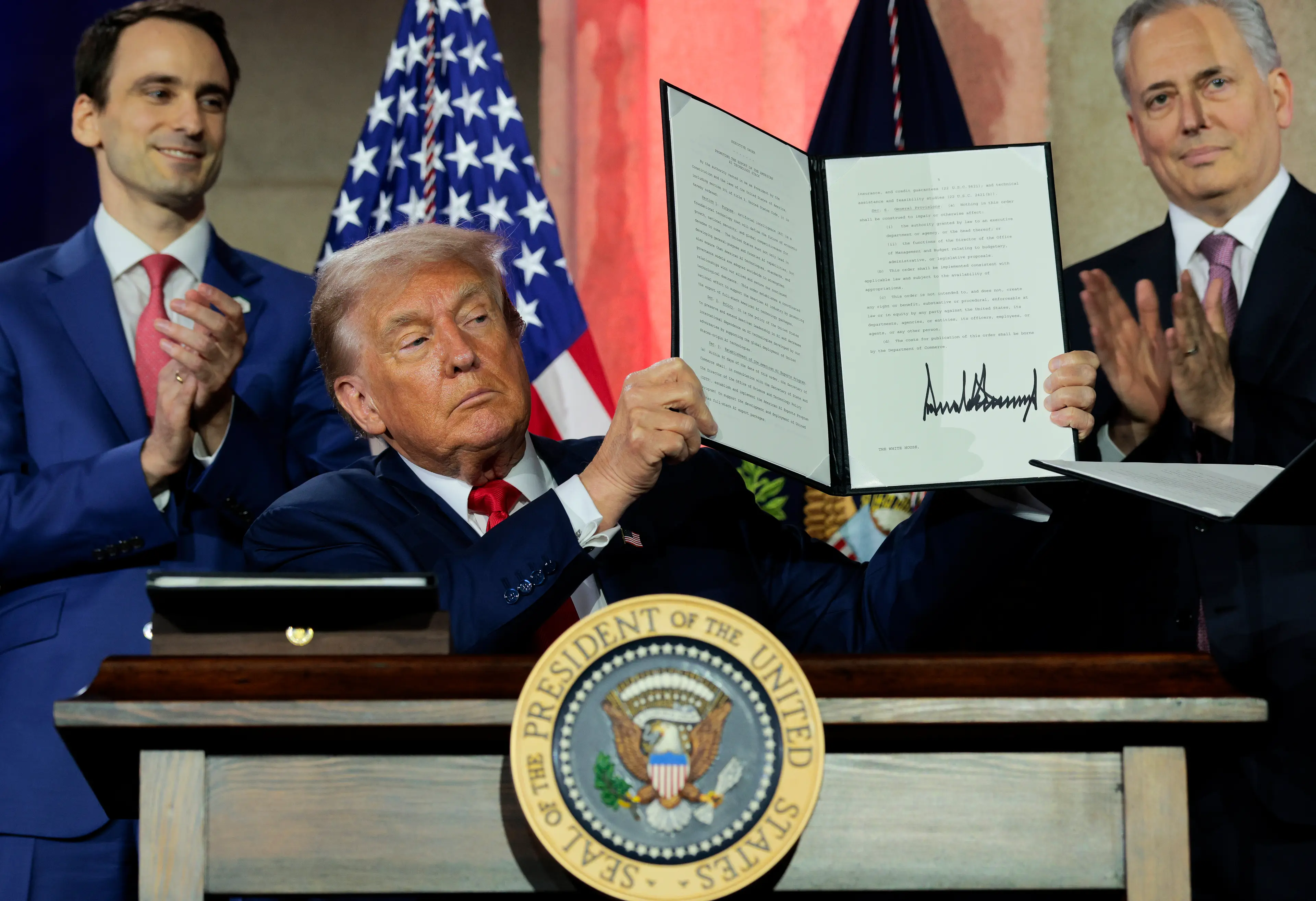 Trump has signed several executive orders centred on immigration (Chip Somodevilla/Getty Images)