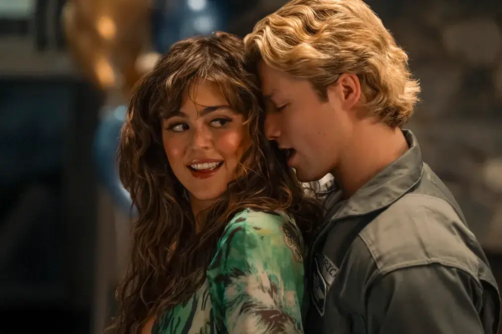 Abdalla's character, Allie Hayes, will star in Off Campus' sophomore season opposite Dean Di Laurentis, played by Stephen Kalyn (Amazon Prime)