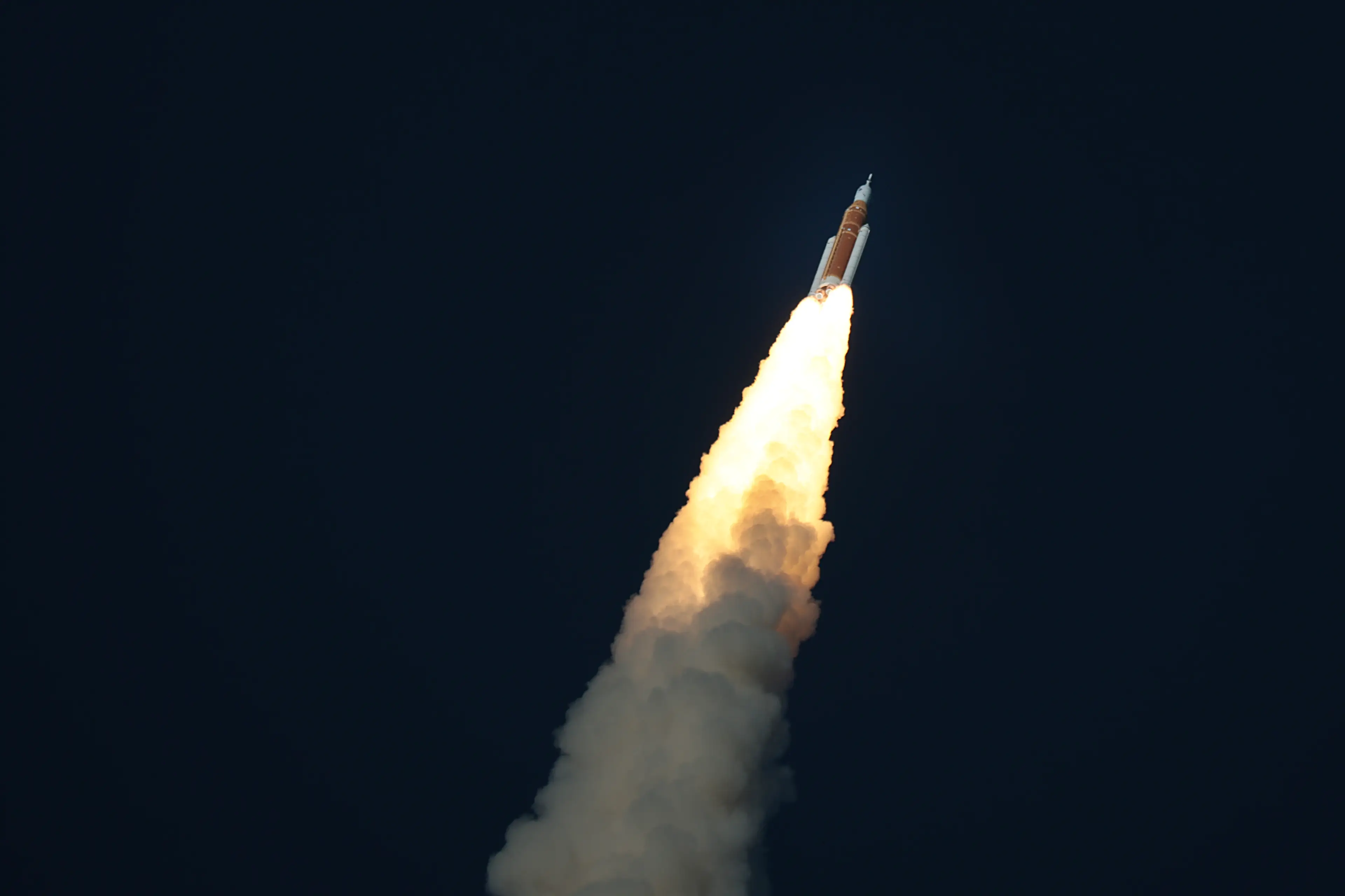 The record-breaking Artemis II mission blasted off on 1 April, with the astronauts due to return ten days later (Joe Raedle/Getty Images)