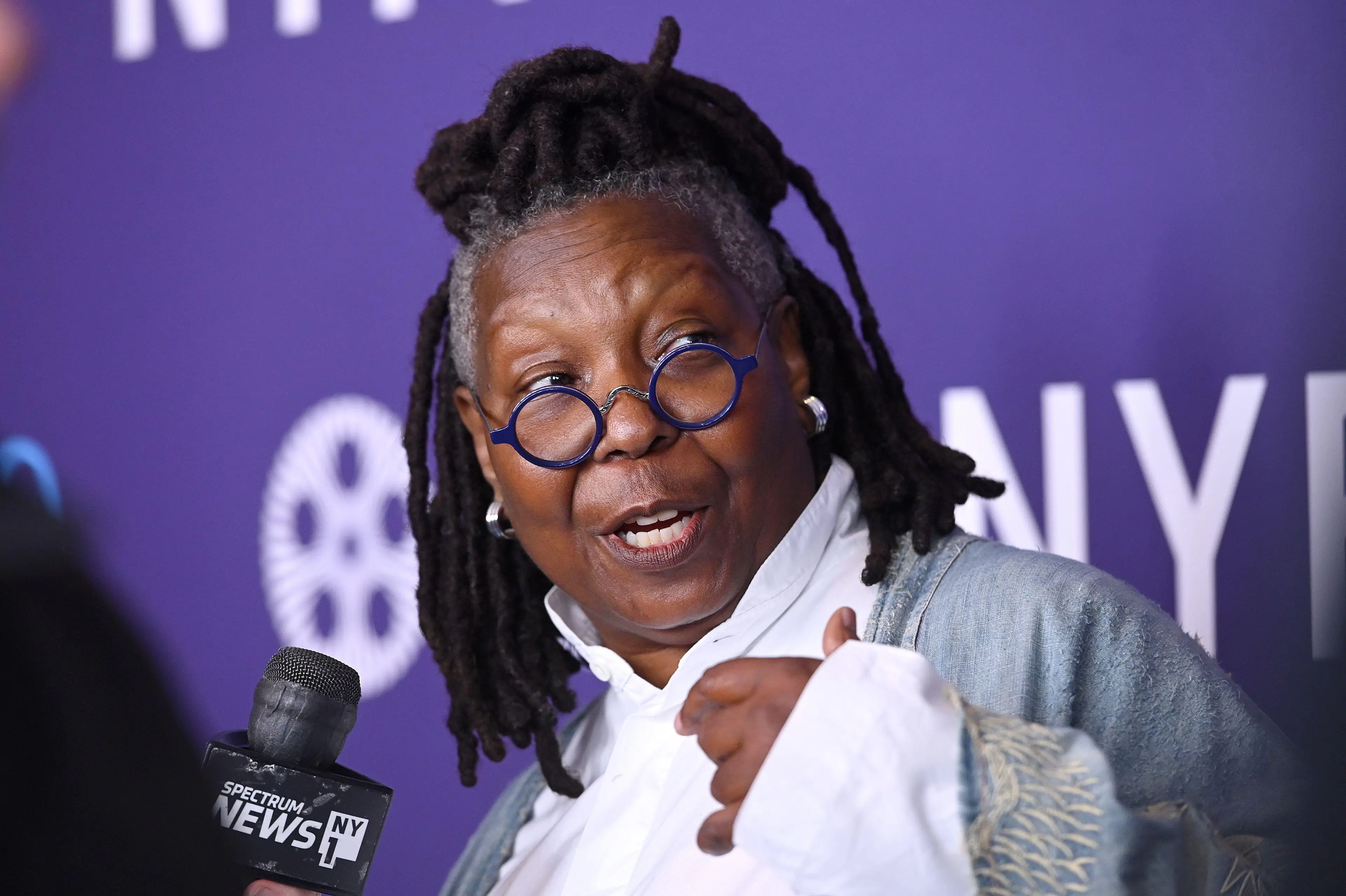 Whoopi Goldberg didn't seem to mind being called an 'old broad'.