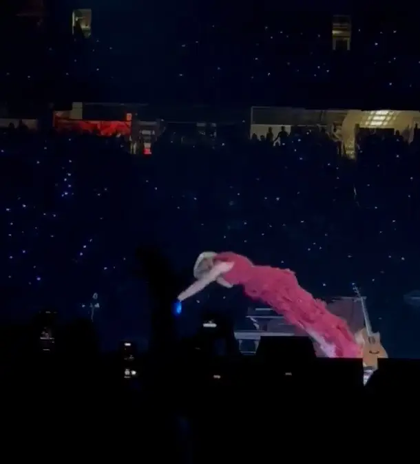 That's certainly one way to exit the stage.