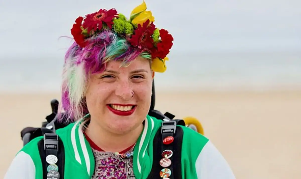 The social media star toasted to 'many more years of defying odds'. (BBC Wales)