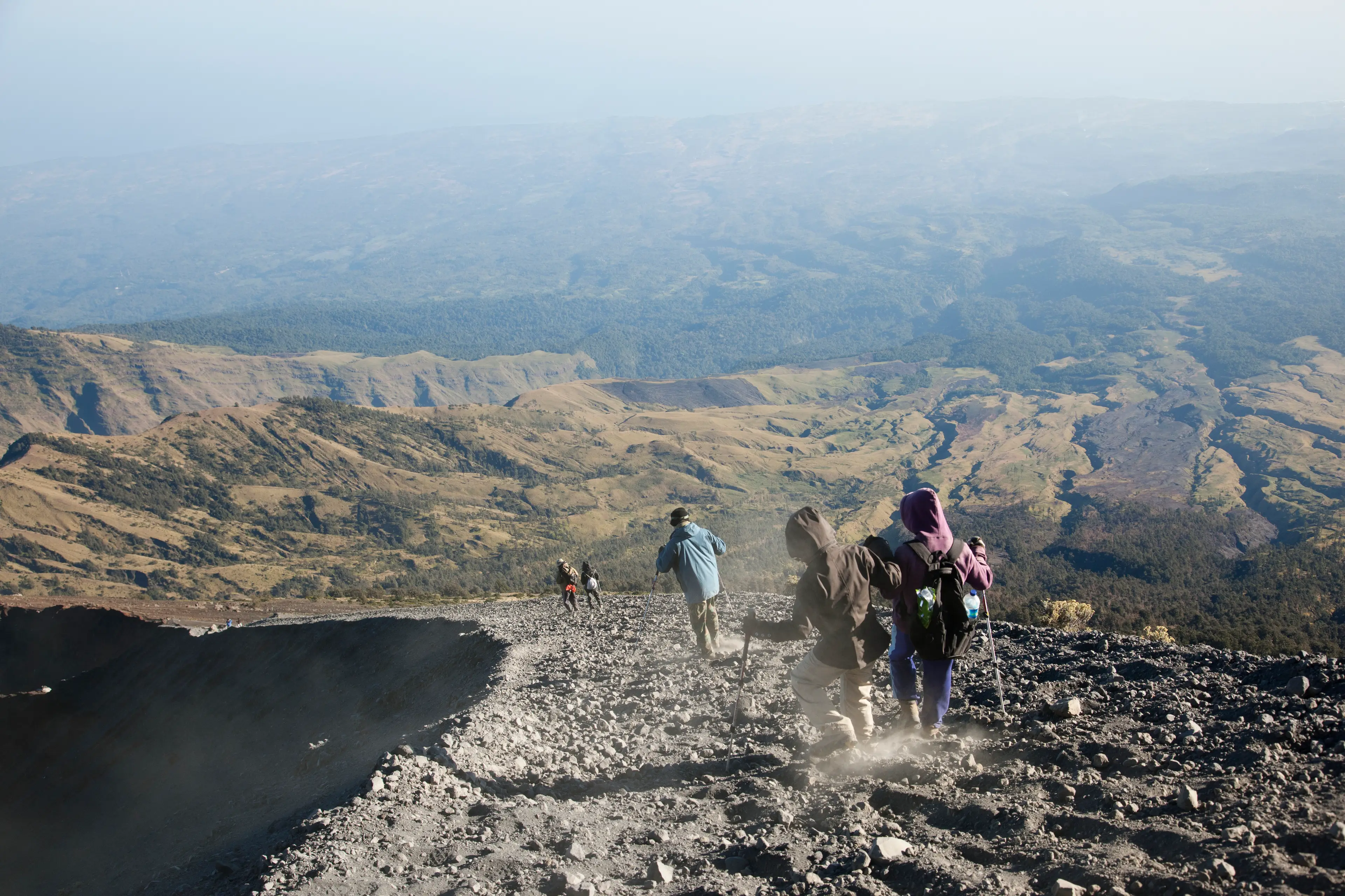 The tourist had slipped into a crater (Getty Stock Image)